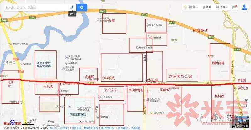 南龙湖的尴尬 | g310新线要走祥云路建高架?