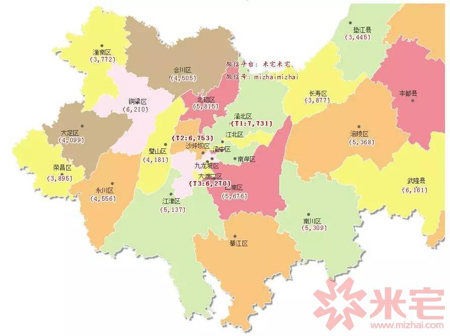 全国房价top20城市,31个省会的富人区都在哪里?房价是