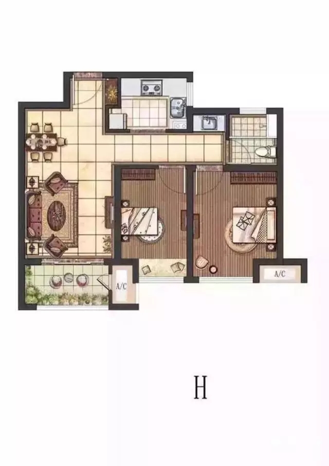 康 橋朗城戶型圖