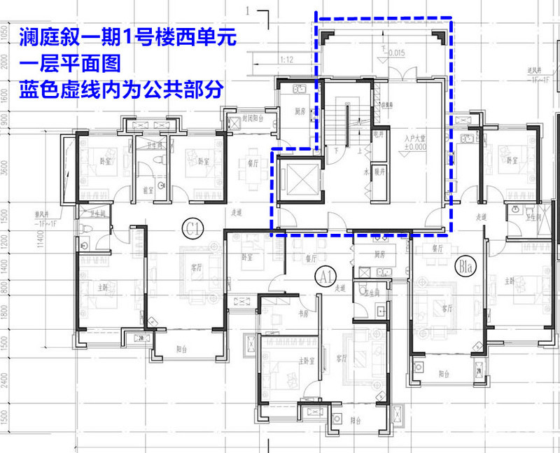 点评 现在住的小区一层是架空的,没有住户,所以入户大堂设计得