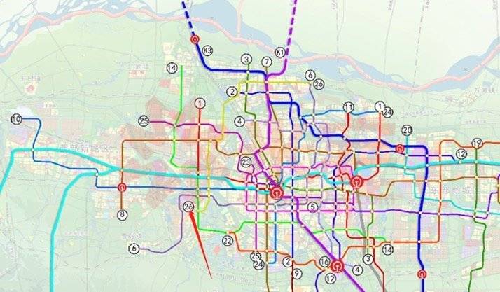 郑州地铁规划图流出(疑似)信息量很大
