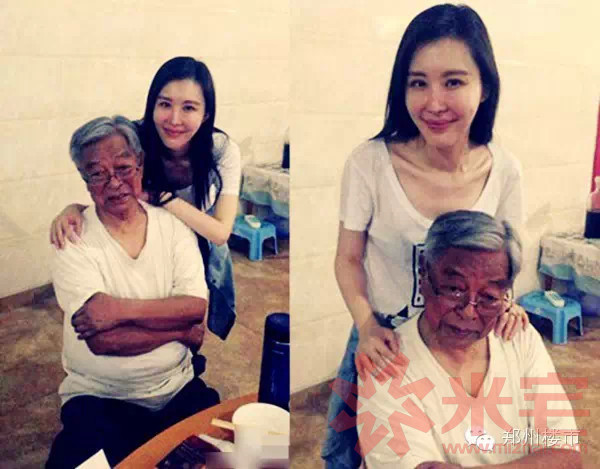 王石女友和褚时健的合影,这张照片曾经在网上引起轰动