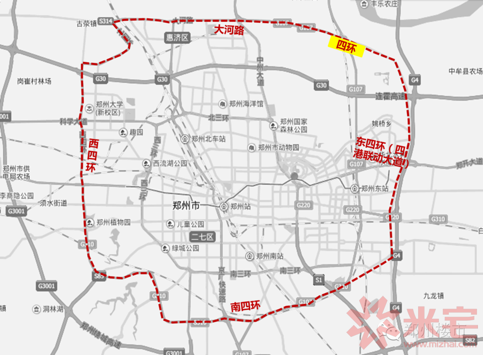 从一环到五环,目前郑州环线如何划分?大井字 两环快速路现状如何?