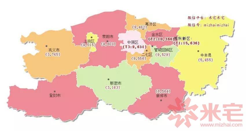 鄭州富人區:鄭東新區均價15636元/平