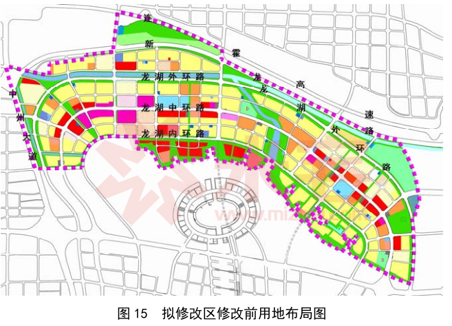 郑东新区龙湖地区全球人才创新创业园中原科技城控制性详细规划修改