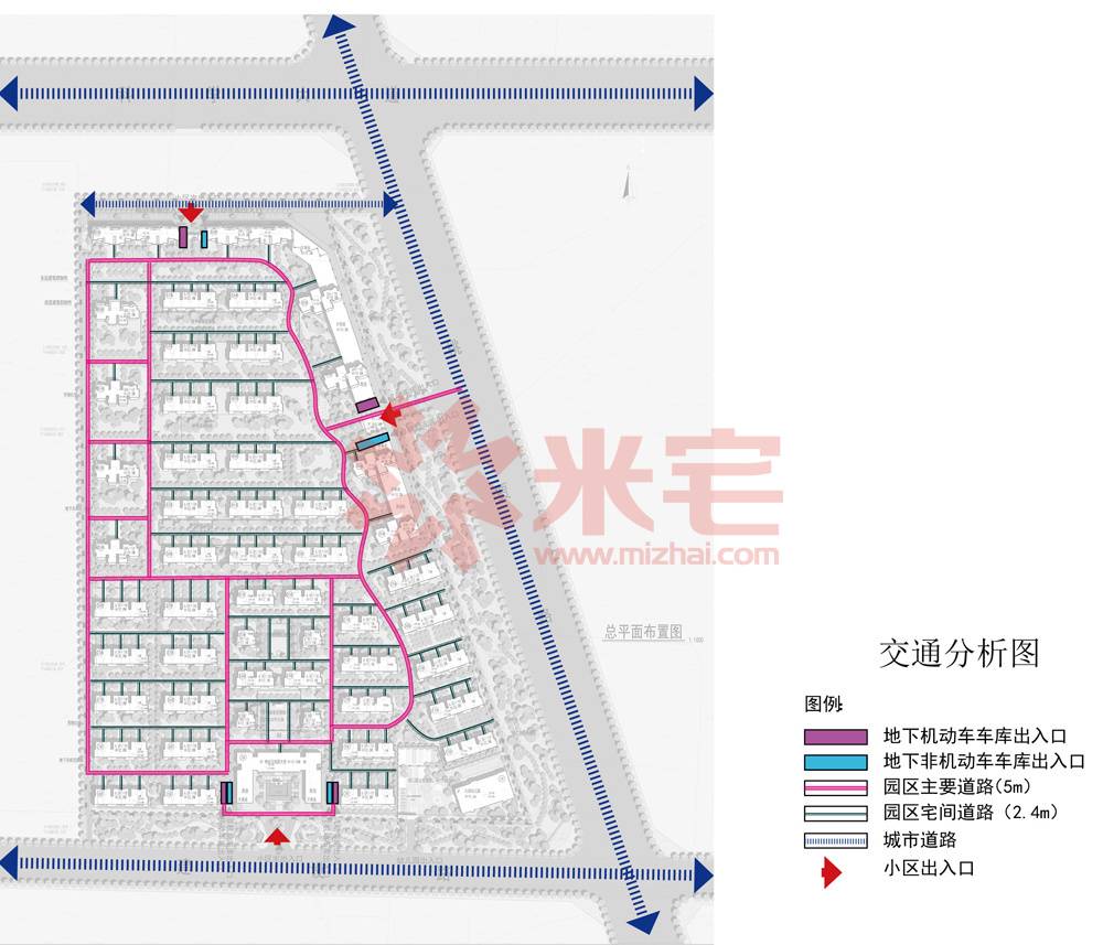 规划公示图 交通分析图