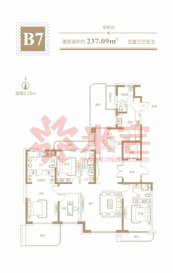 瀚海晴宇户型图760图片