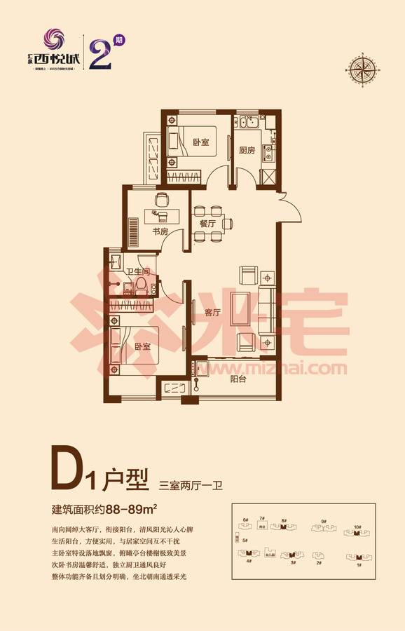 汇泉西悦城户型图, 郑州汇泉西悦城户型图-米宅郑州站