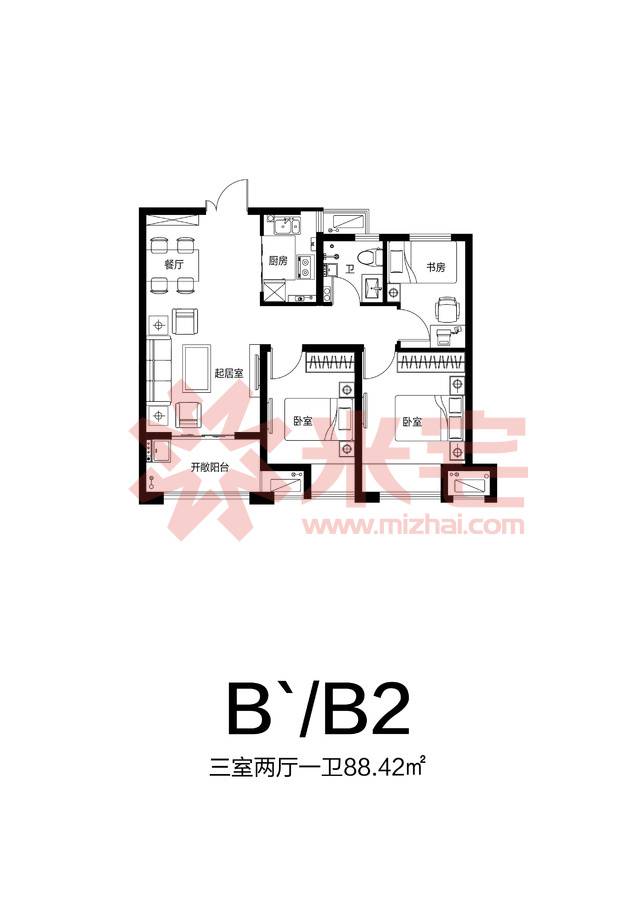 汇泉西悦城户型图, 郑州汇泉西悦城户型图-米宅郑州站
