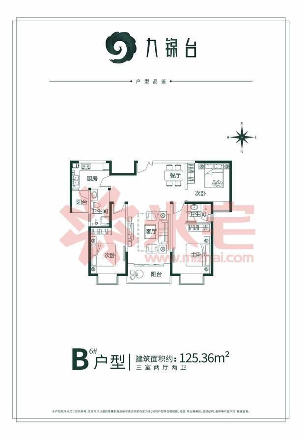 二手房小区 九锦台 户型图(5)